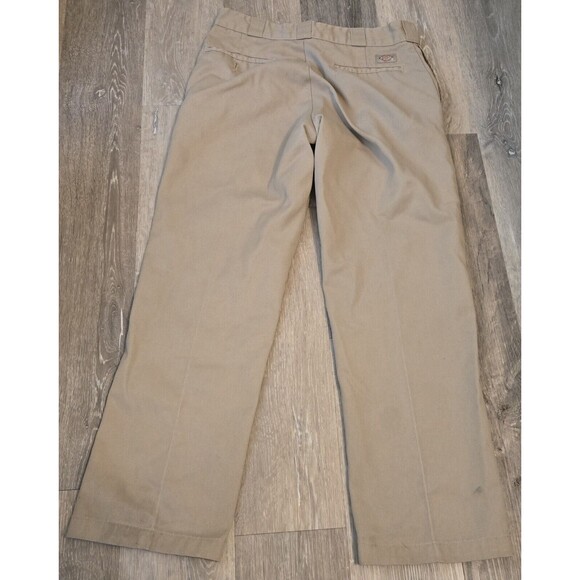 Dickies 874DS Work Pants Trousers Size 33x30 Classic Fit Beige Chinos - Picture 2 of 8